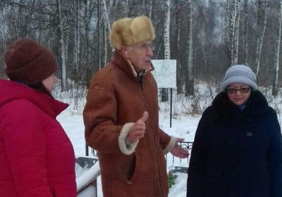 Внучка воина-сибиряка посетила место гибели деда