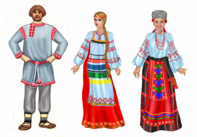 Русский народный костюм и его стилизация для сцены